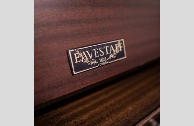 Used Eavestaff Mahogany Compact Upright Piano Trade Price Bargain (SN:06055) - Image 9